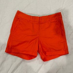 NWT! J. Crew Chino Shorts - Orange